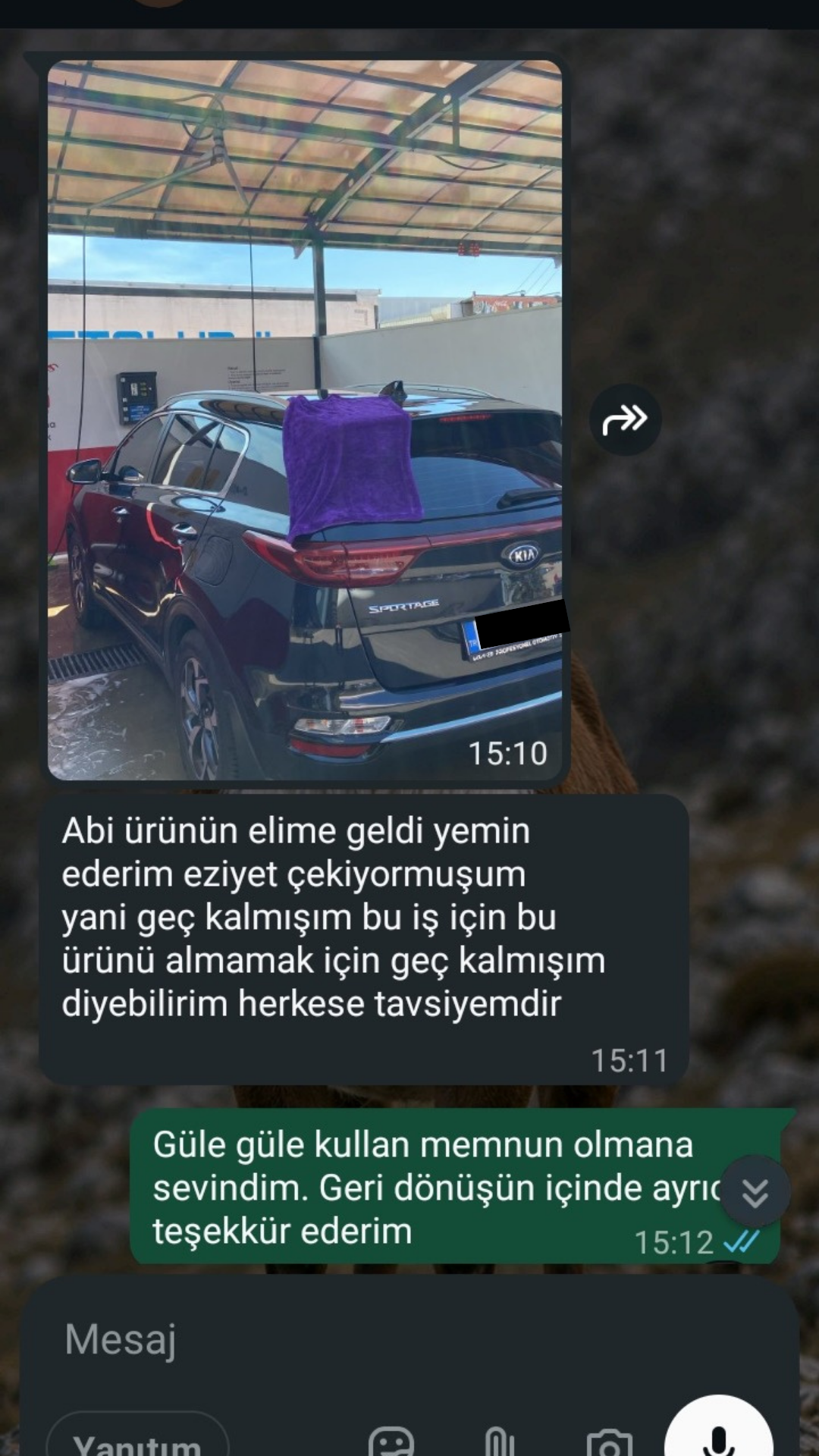 1200 GSM Kirpi Model Çift Yön Twisted Araç Kurulama Havlusu