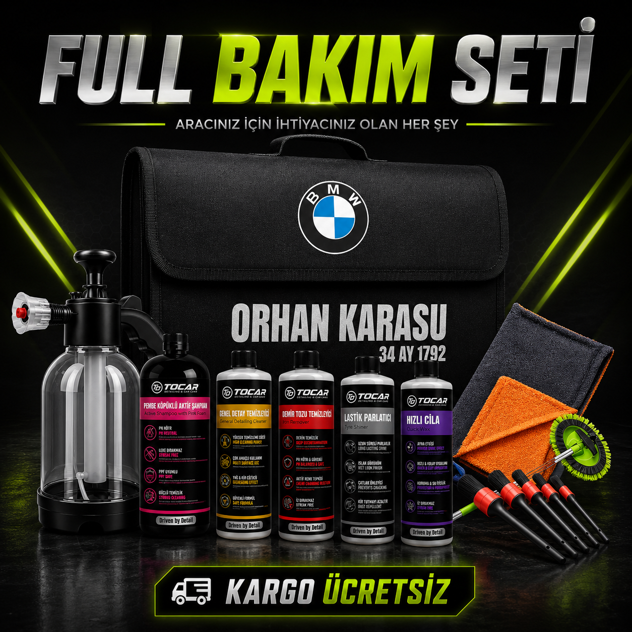 14 Parça Full Bakım Seti