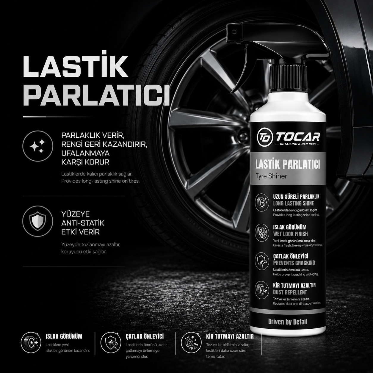 Lastik Parlatıcı - 500 ml