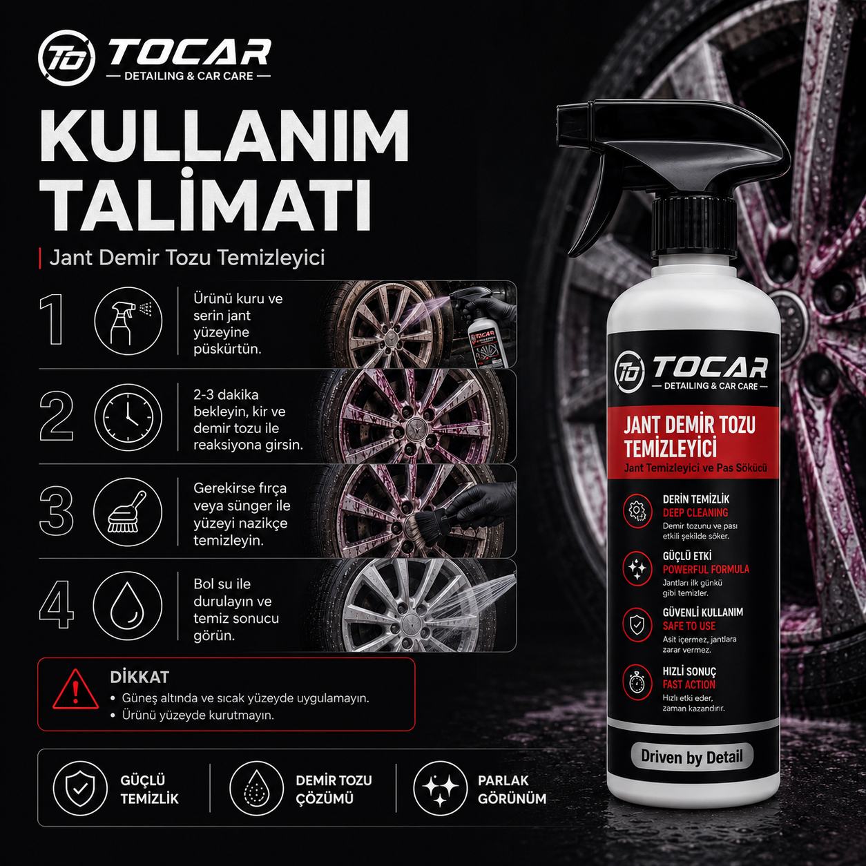 Demir Tozu Temizleyici - 500 ml