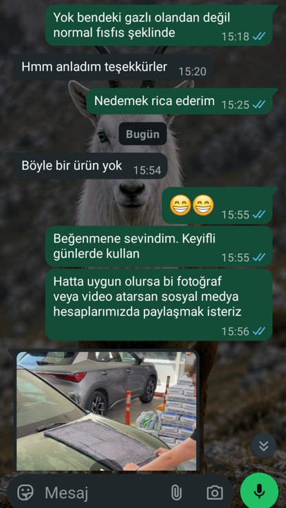 1200 GSM Kirpi Model Çift Yön Twisted Araç Kurulama Havlusu