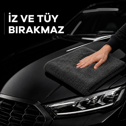 1200 GSM Kirpi Model Çift Yön Twisted Araç Kurulama Havlusu