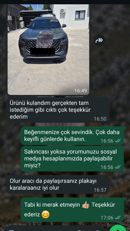 1200 GSM Kirpi Model Çift Yön Twisted Araç Kurulama Havlusu