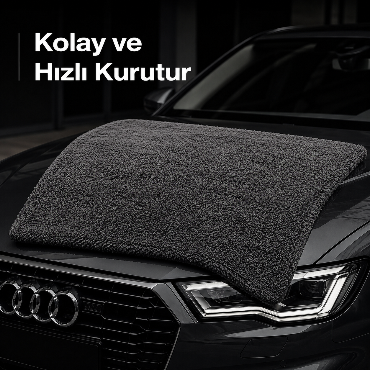 1200 GSM Kirpi Model Çift Yön Twisted Araç Kurulama Havlusu