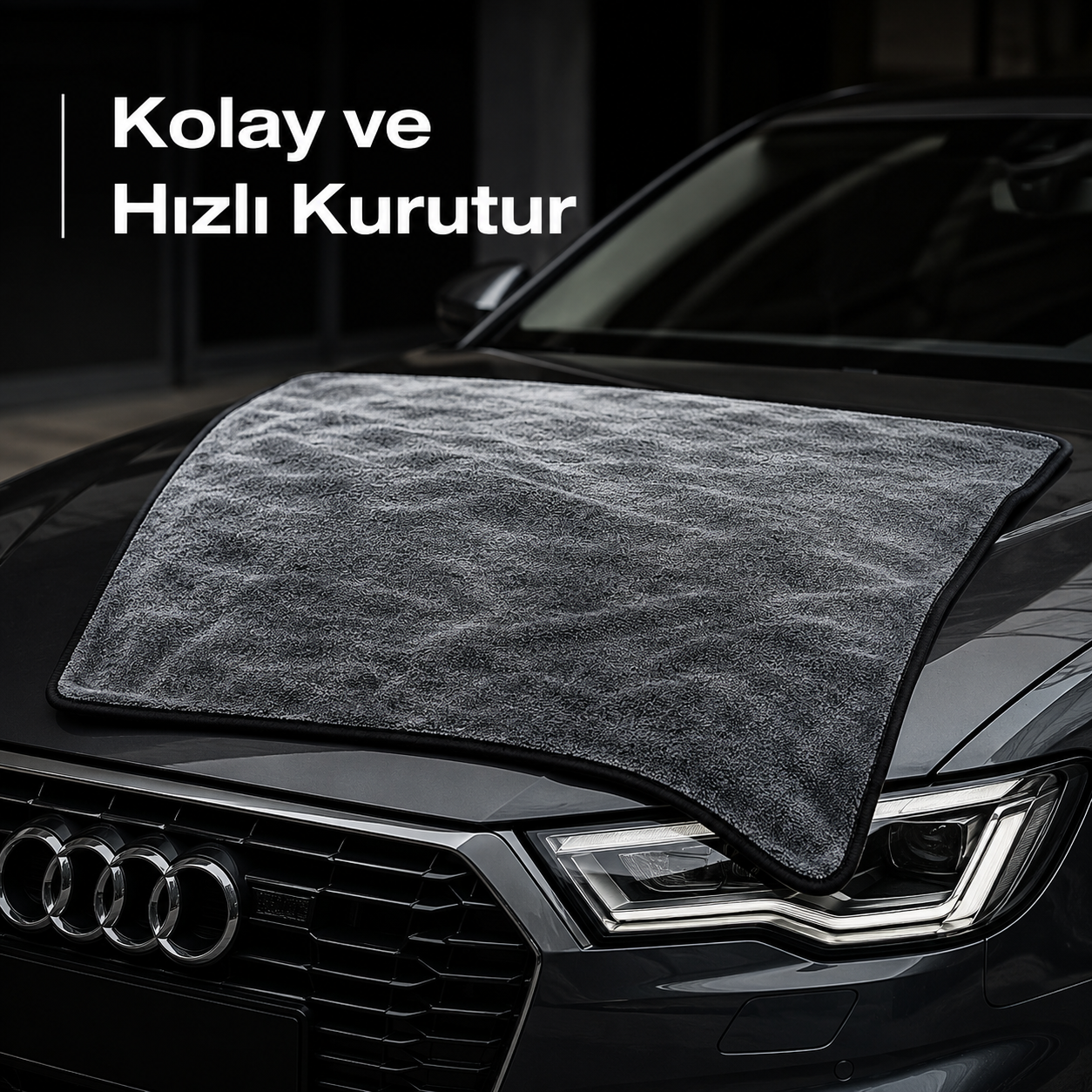 600 GSM Kirpi Model Çift Yön Twisted Araç Kurulama Havlusu