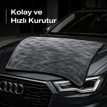 600 GSM Kirpi Model Çift Yön Twisted Araç Kurulama Havlusu