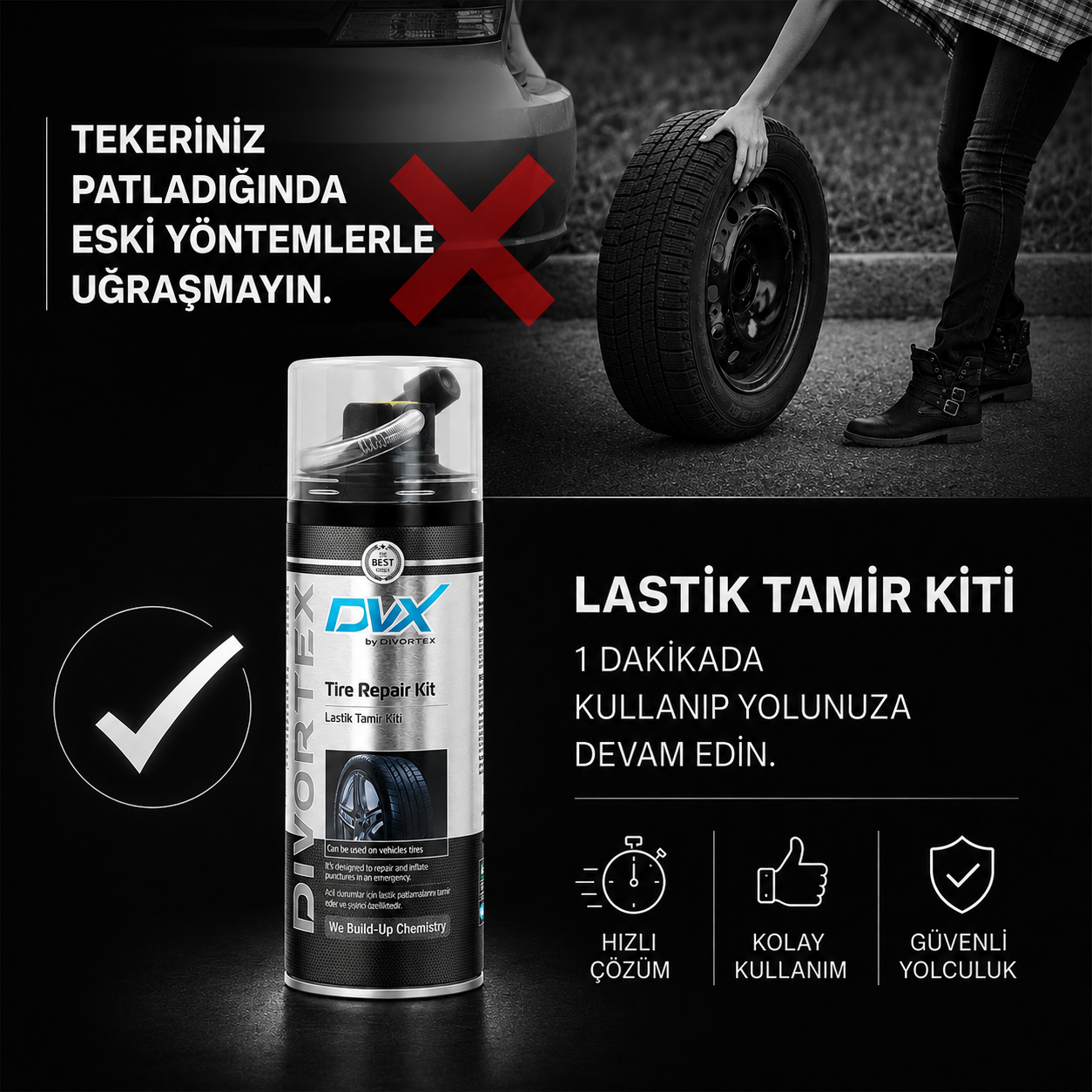 Lastik Tamir Kiti - 400 ml