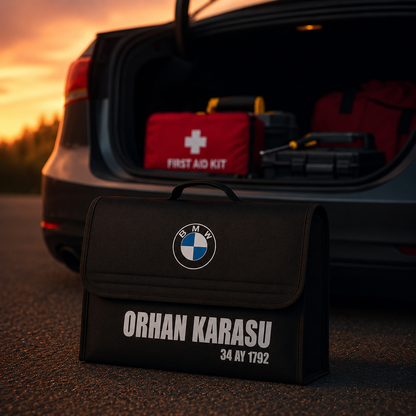Kişiye Özel Bagaj Çantası - Bagaj Organizer Kapaklı Cırtlı Düzenleyici