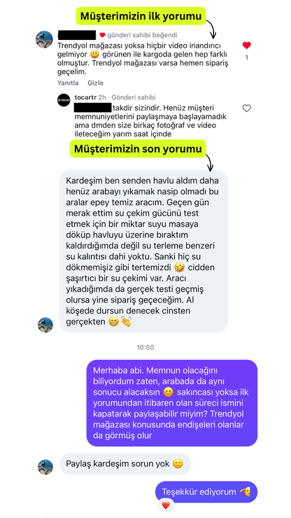 1200 GSM Kirpi Model Çift Yön Twisted Araç Kurulama Havlusu