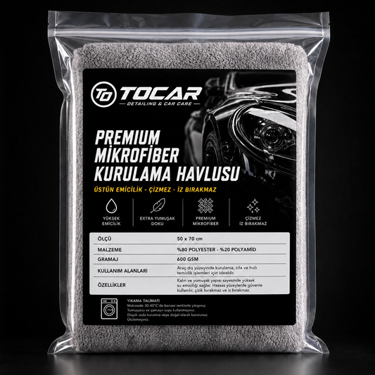600 GSM Kirpi Model Çift Yön Twisted Araç Kurulama Havlusu